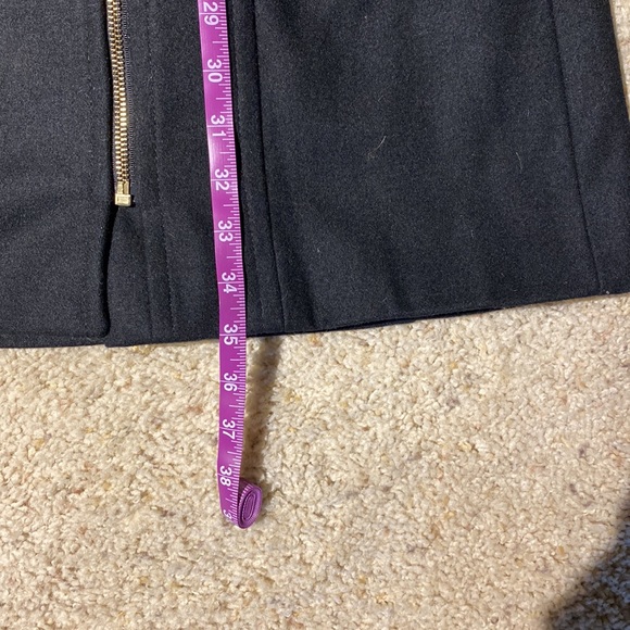 Black Michael Kors Wool Blend Coat - Picture 12 of 14